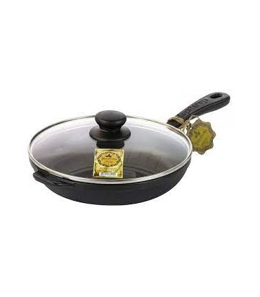 Malmpann, klaaskaanega 24x4cm