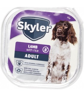 Pasteet koerale lamba ja riisiga, Skyler, täiskasvanud koertele 300g