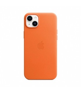 iPhone 14 Plus Leather Case with MagSafe - Orange