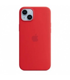 iPhone 14 Plus Magsafe silikoonümbris, punane