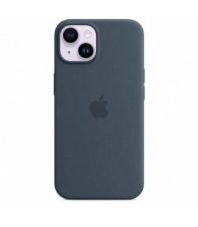 iPhone 14 Plus Magsafe silikoonümbris, sinine