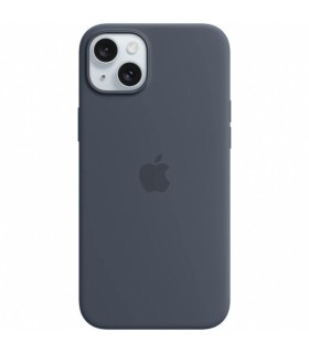 iPhone 15 Plus Silicone Case with MagSafe - Storm Blue