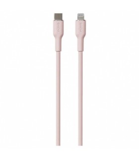 Kaabel Puro Soft USB-C/Lightning 1,5m, roosa