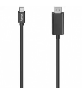 Juhe Hama USB-C - DisplayPort™, 4K, must, 1,5m