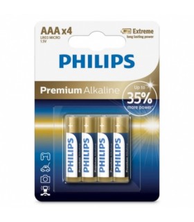 Patarei Philips LR03M AAA 4 tk Premium Alkaline