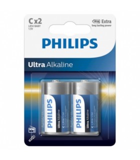 Patarei Philips LR14E C  2 tk Ultra Alkaline