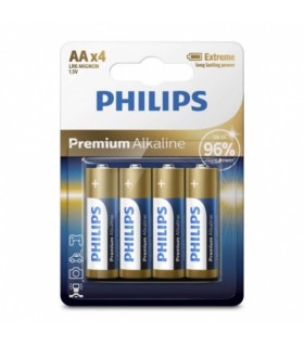 Patarei Philips LR6M AA 4 tk Premium Alkaline
