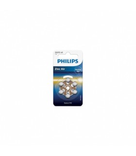 Patarei Philips ZA312 1.4 V 6 tk Zinc Air (PR41)