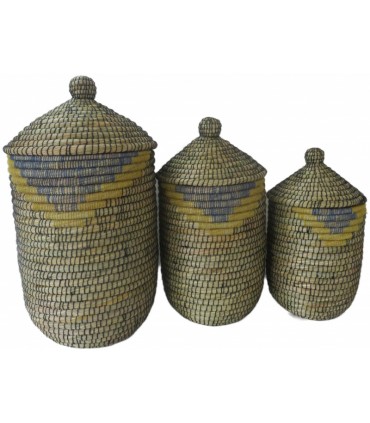 Pesukorv kaanega, Kaisa, 32x42x20cm, erinevad värvid