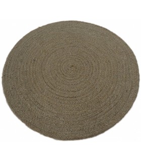 Lauamatt Ø35cm, Jute, naturaalne