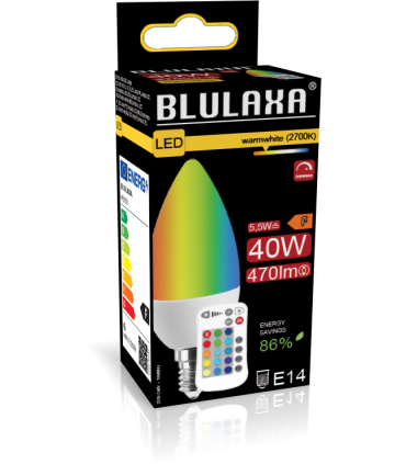 Lambipirn LED C37, E14 5,5W 470lm