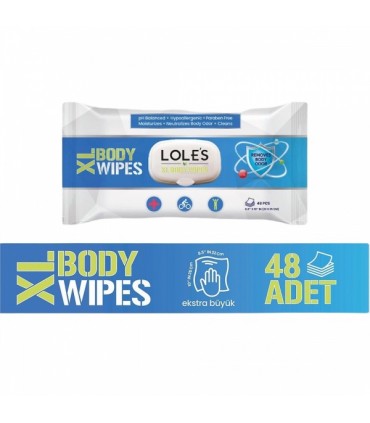 Kehapuhastuslapid XL, Lole's 48tk