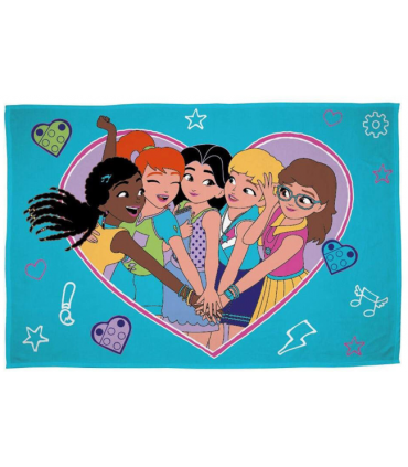 Pleed Heart Aqua, Lego 100x150cm