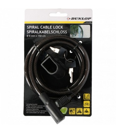 Jalgrattalukk Ø8mm, 150cm, Dunlop