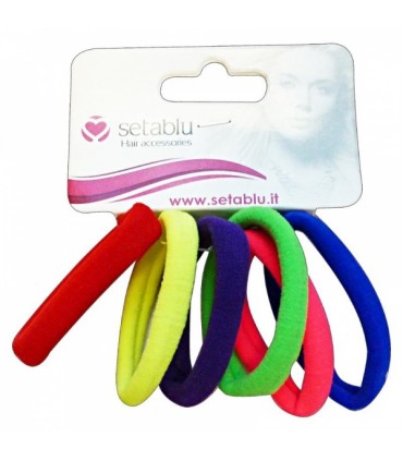 Juuksekummid, Setablu, värvilised 6tk