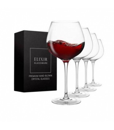 Veiniklaaside komplekt, 670ml/4tk