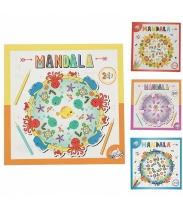 Värviraamat mandala, erinevad