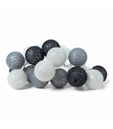 Valguskett LED, JENS Living, väikesed pallid, hall