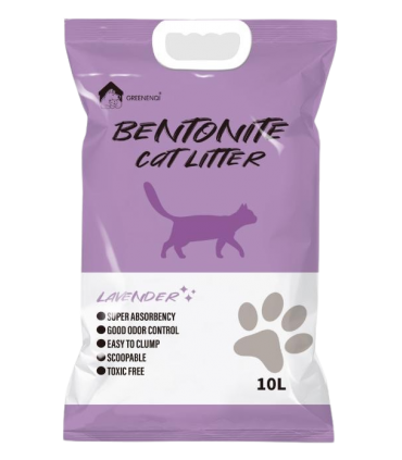 Kassiliiv klombistuv, punane-sinine bentoniit, lavendli, 10L/8kg