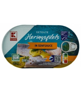 Heeringafilee sinepikastmes, 200g