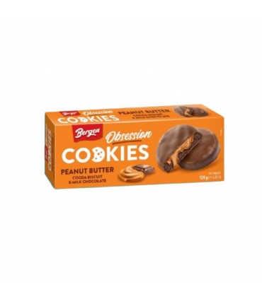 Biskviidiküpsised maapähklivõi täidisega, Bergen 128g