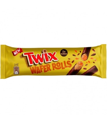 Vahvlirullid karamelli-šokolaadi täidisega, Twix 22.5g