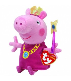 Pehme mänguasi Peppa Pig Princess, Ty Beanies 15cm