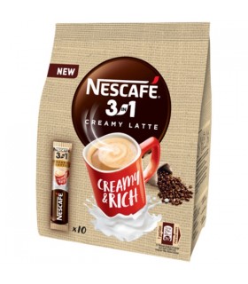 Lahustuv kohvijook 3in1 Creamy Latte, Nescafe 10x15g