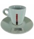 Espresso tass alustaldrikuga valge Kimbo