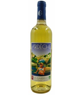 Vein, KGT Ardeche Les Garidelles, valge/kuiv, 13.5%vol, 75cl