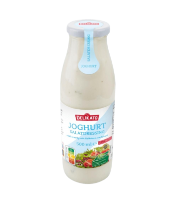 Salatikaste jogurtiga, Delikato, klaaspudel 500ml