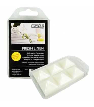 Lõhnavaha Fresh Linen, Gala, püramiidi kujuline 6tk