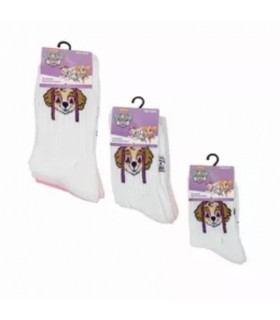 Sokid tüdrukute, Paw Patrol, erinevad suurused, 3 paari