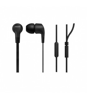 Kõrvaklapid Philips In-Ear Headphones with mic TAE1105BK powerful 8.6mm