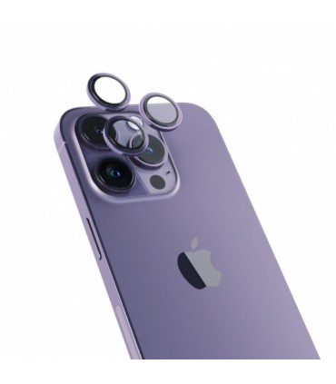 Epico Aluminum Lens, iPhone 14 Pro / 14 Pro Max camera lens protector, Purple