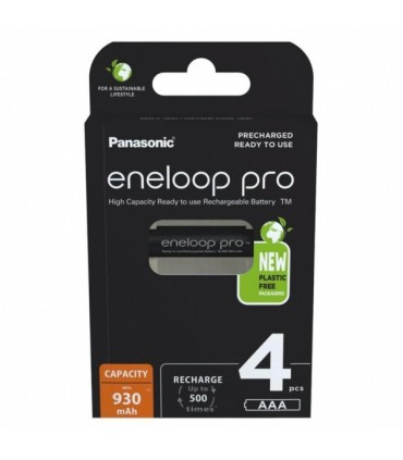 Eneloop Pro BK-4HCDE AAA aku 930mAh 4-pakk