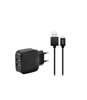 FONEX CAVO USB TYPE-C SPEED CHARGE 10W 3 MT. FABRIC BLACK°