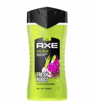 Dušigeel meeste Epic Fresh 3in1, Axe 250ml