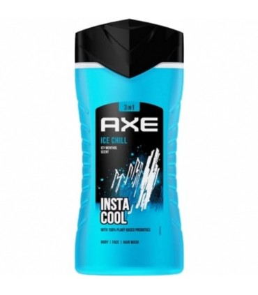 Dušigeel meeste Ice Chill 3in1, Axe 250ml