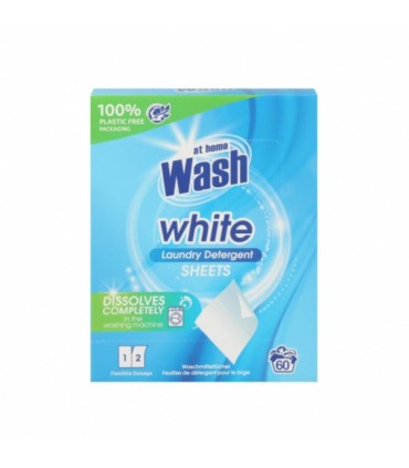 Pesuvahendi lehed, White, At Home Wash 30tk