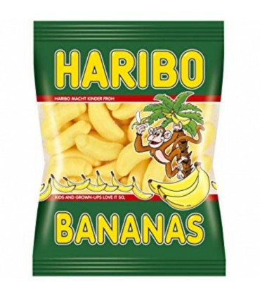 Kummikommid Bananas, Haribo 240g