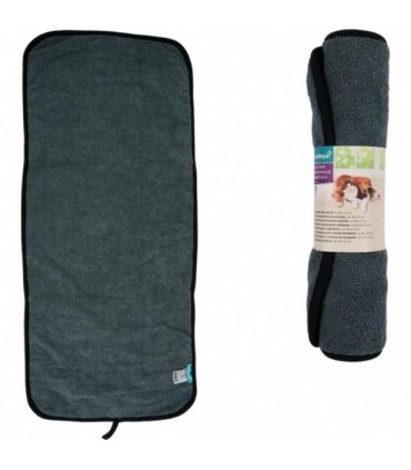 Lemmiklooma rätik 80x50cm, Zooroyal, hall-sinine