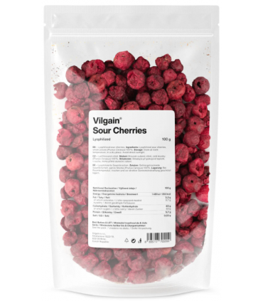 Külmkuivatatud hapud kirsid, Vilgain 100g