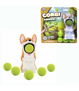 Pehmete kuulidega Corgi Popper