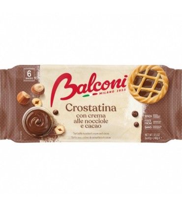 Küpsised sarapuupähkli ja kakaokreemi täidisega, Balconi 240g