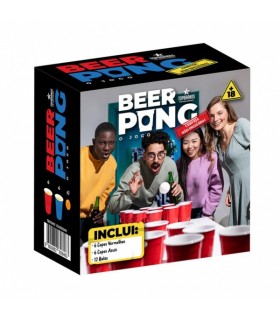 Joogimäng Beer Pong, 12 topsi ja 12 palli