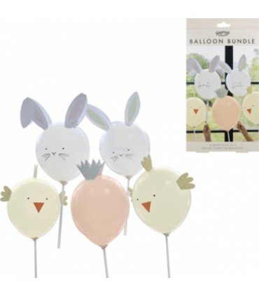Õhupallikomplekt Easter Ginger Ray 5tk