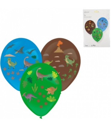 Õhupallid Dinosaurused 3tk 35cm