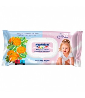 Niisked salvrätikud beebidele, Hygenium, saialille ja aloe vera ekstraktiga 72tk