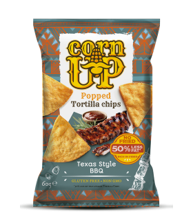 Maisikrõpsud, CornUP! Tortilla, Texas style BBQ 60g
